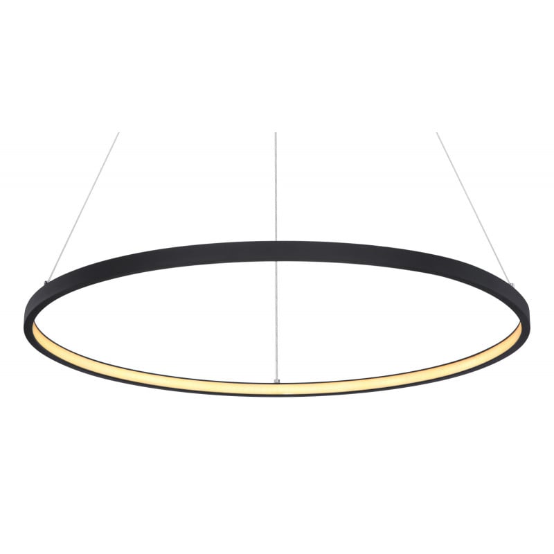 Lustra LED Ralph 67192-29B, 29W, dimabila, 29W, 1400lm, lumina calda, IP20, neagra, Globo Lighting