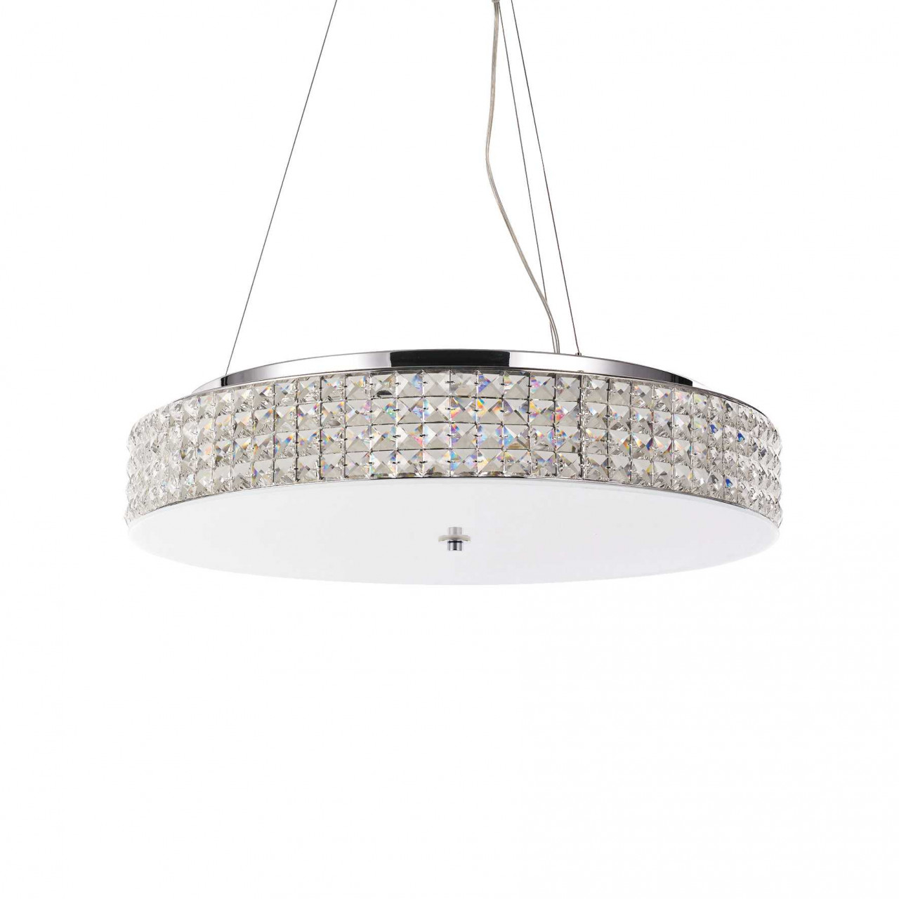 Lustra Roma 093062, 12xG9, crom+transparenta, IP20, Ideal Lux