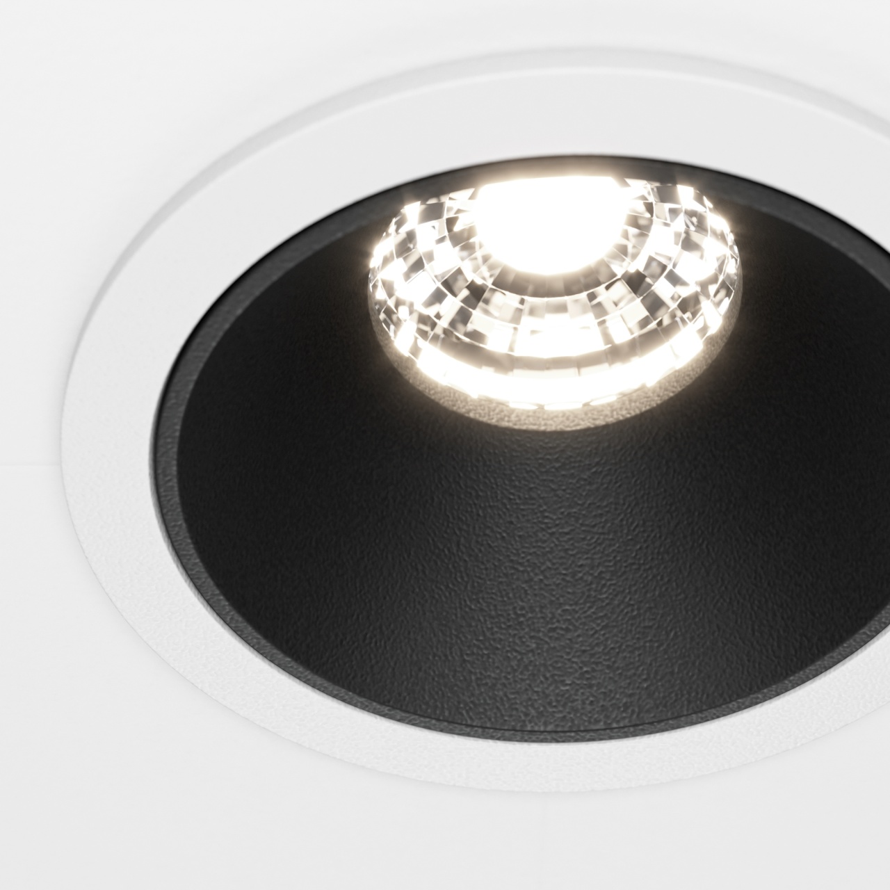 Maytoni Spot LED 10W Incastrat, Maytoni, 500lm, Lumina Neutra (4000K), Alb+Negru - 1 | YEO