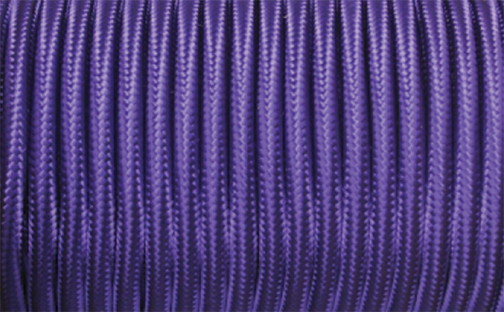Pachet 2m Cablu Textil Violet 2x0,75