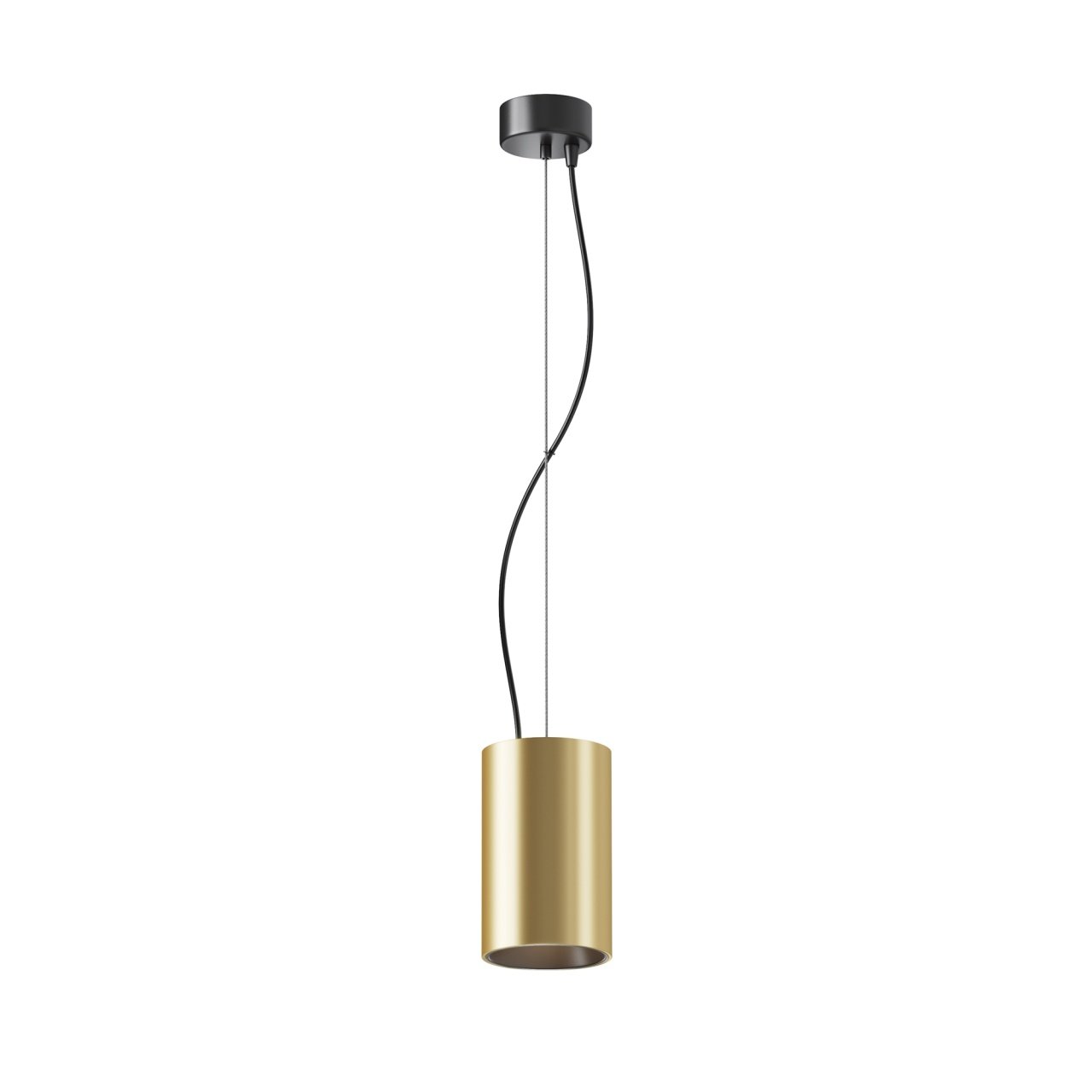 Pendul LED Efir P089PL-25W3K-MG, 25W, 2180lm, lumina calda, IP20, auriu+negru, Maytoni