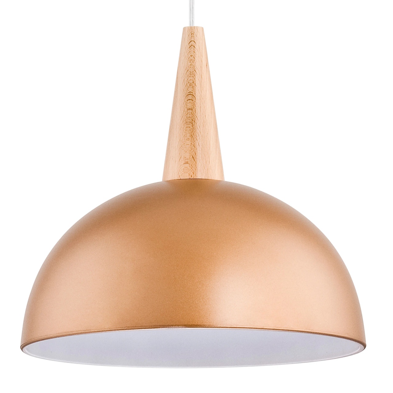 Pendul Maya KL111109, 1xE27, natur si cupru, design modern, IP20 - imagine 4