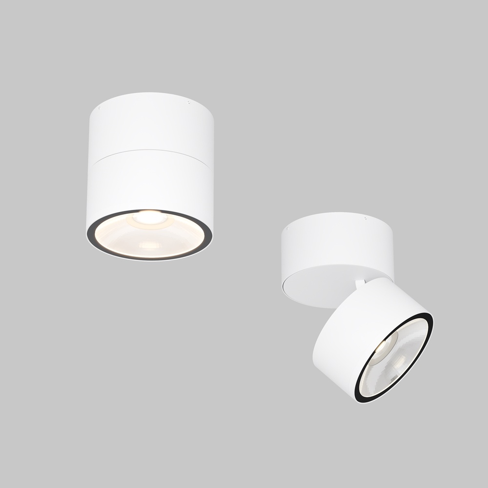 Plafoniera exterior Spin, 5W, lumina calda (3000K), IP54, alb, Maytoni - imagine 4