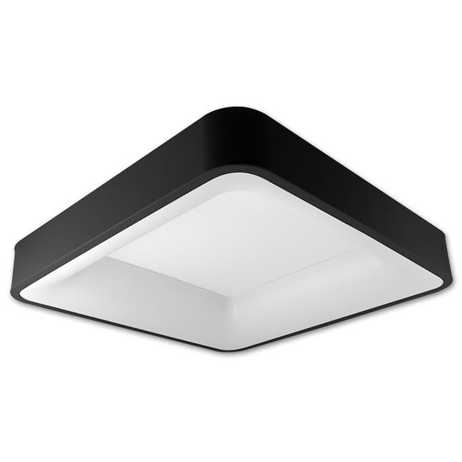 Plafoniera LED 4570-LVT, 54W, 110lm, lumina calda+neutra+rece, IP20, neagra, Masterled