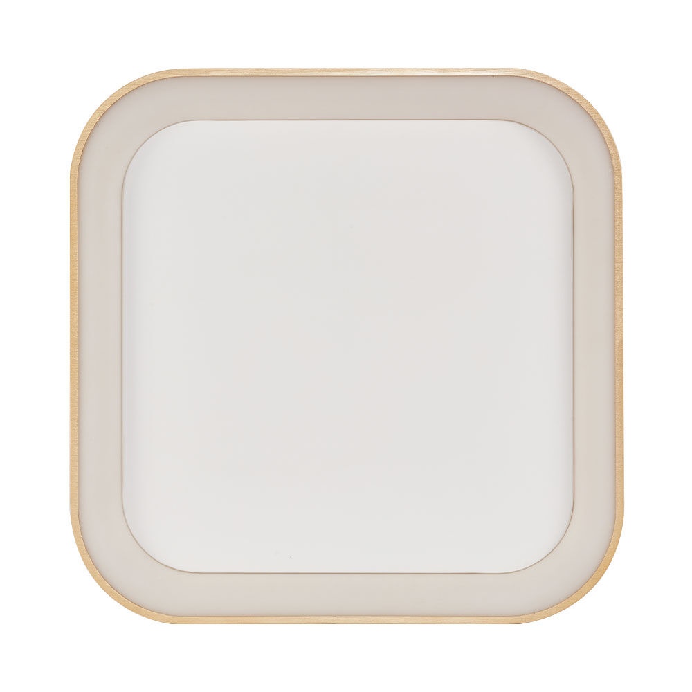 Plafoniera LED Bella patrata 36W, lumina calda/neutra/rece, aurie, IP20, Braytron - imagine 4