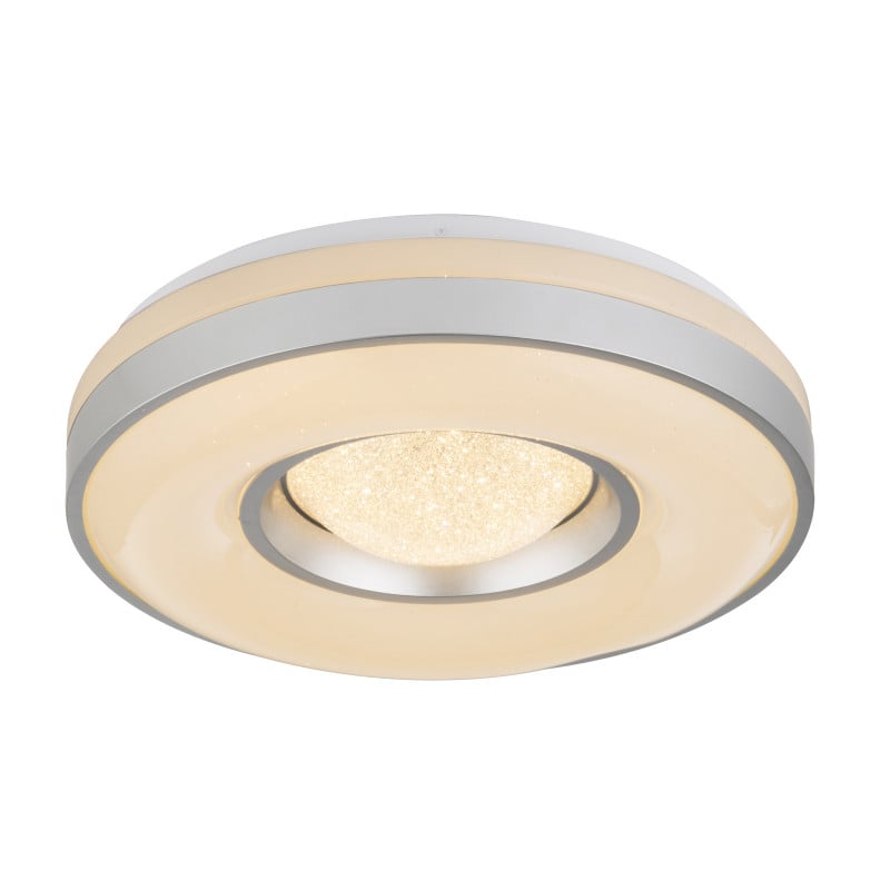 Plafoniera LED Colla 41741-24, 24W, 1000lm, lumina calda, IP20, alba, Globo Lighting