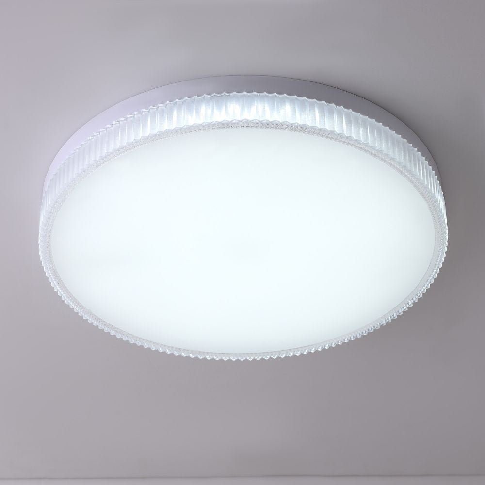 Plafoniera LED Electra KL151078, rotunda, 48W, 5900lm, lumina neutra, IP20, alba, Klausen - 1 | YEO