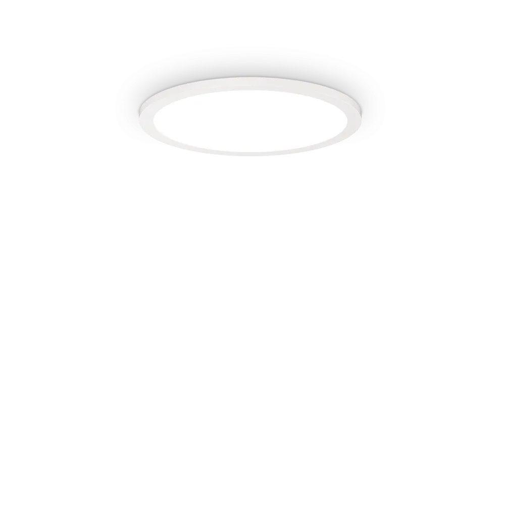Plafoniera LED Fly Slim D35, 18W, 1870lm, lumina calda (3000 K), IP40, alba, Ideal Lux