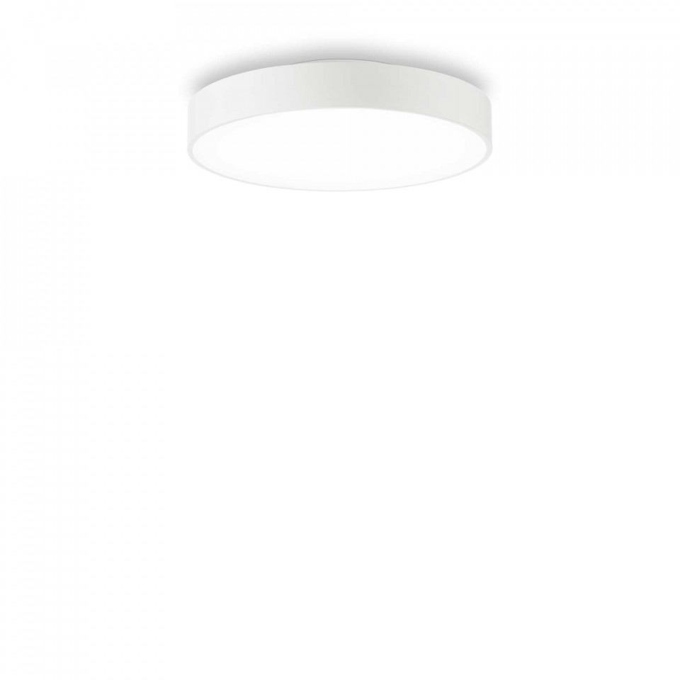 Plafoniera LED Halo 223186, 25W, 2200lm, lumina calda, IP20, alba, Ideal Lux