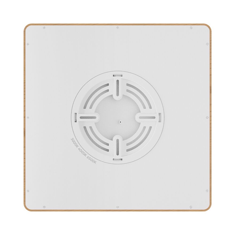 Plafoniera LED patrata Jade 26W, lumina calda/neutra/rece, finisaj lemn, IP40, Braytron - imagine 4