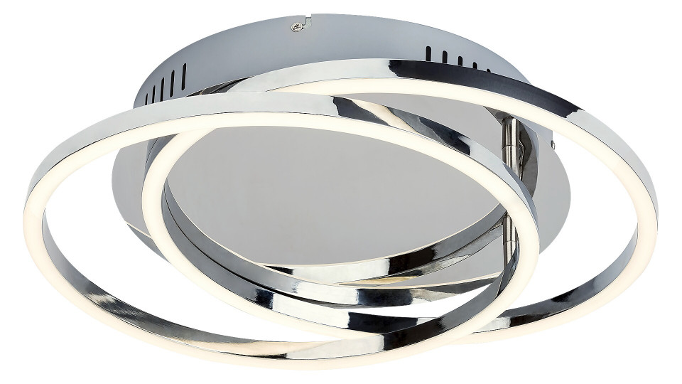 Plafoniera LED Selena 2184-RAB, cu telecomanda, 30W, 2400lm, lumina neutra, IP20, crom, Rabalux - 1 | YEO