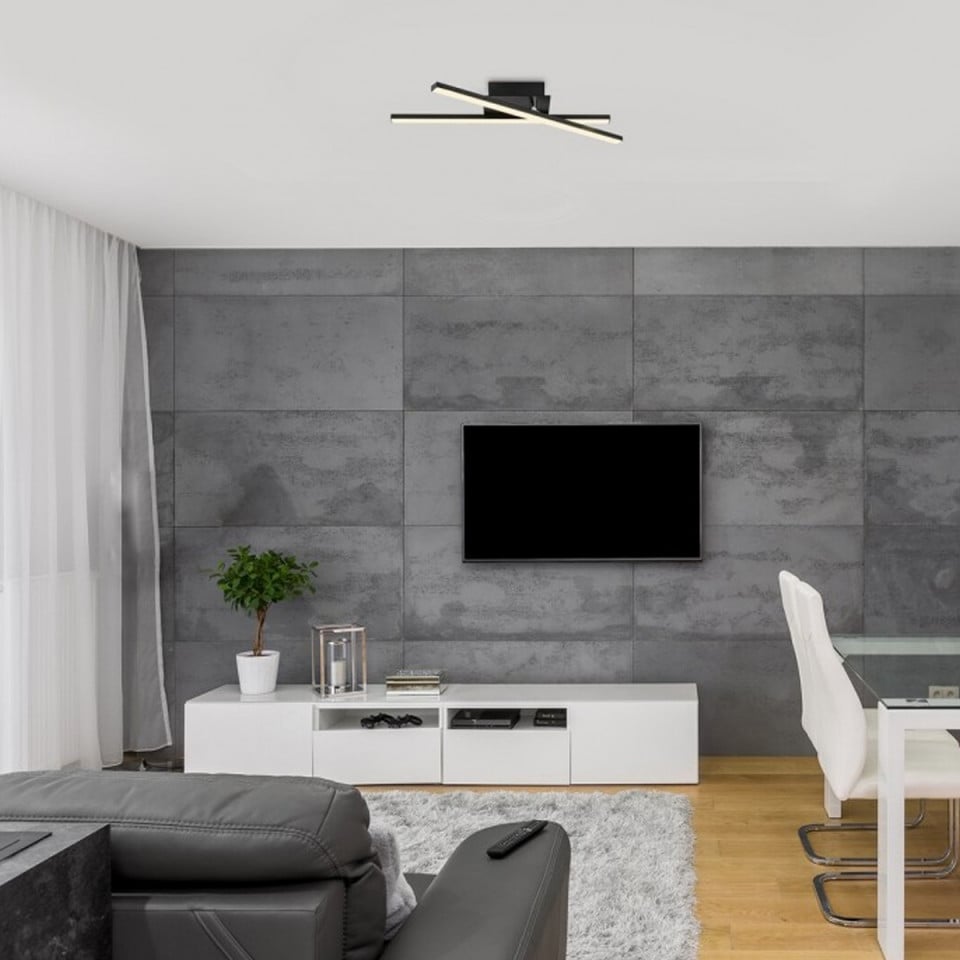 Plafoniera LED Soria LVT4797, 18W, 1080lm, lumina neutra, IP20, neagra, Masterled - 3 | YEO