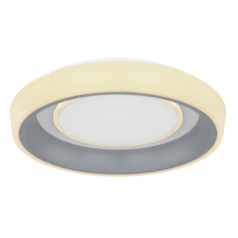 Plafoniera LED Tabano 48272-46, cu telecomandă, 46W, 2800lm, lumina calda+neutra+rece, IP20, alba, Globo Lighting