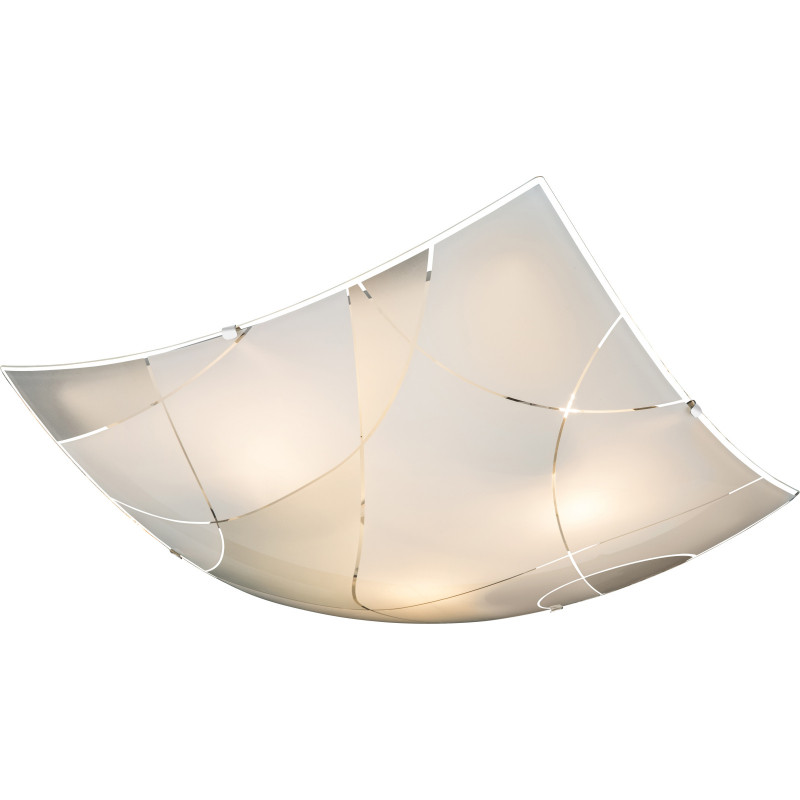 Plafoniera Paranja 40403-3, 3xE27, crom+alba, IP20, Globo Lighting