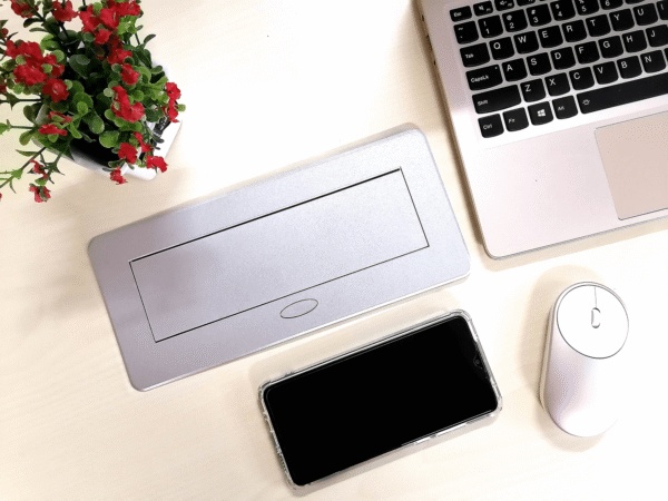 Priza incastrabila dreptunghiulara, 3 prize schuko, 1.8m, neagra - imagine 7