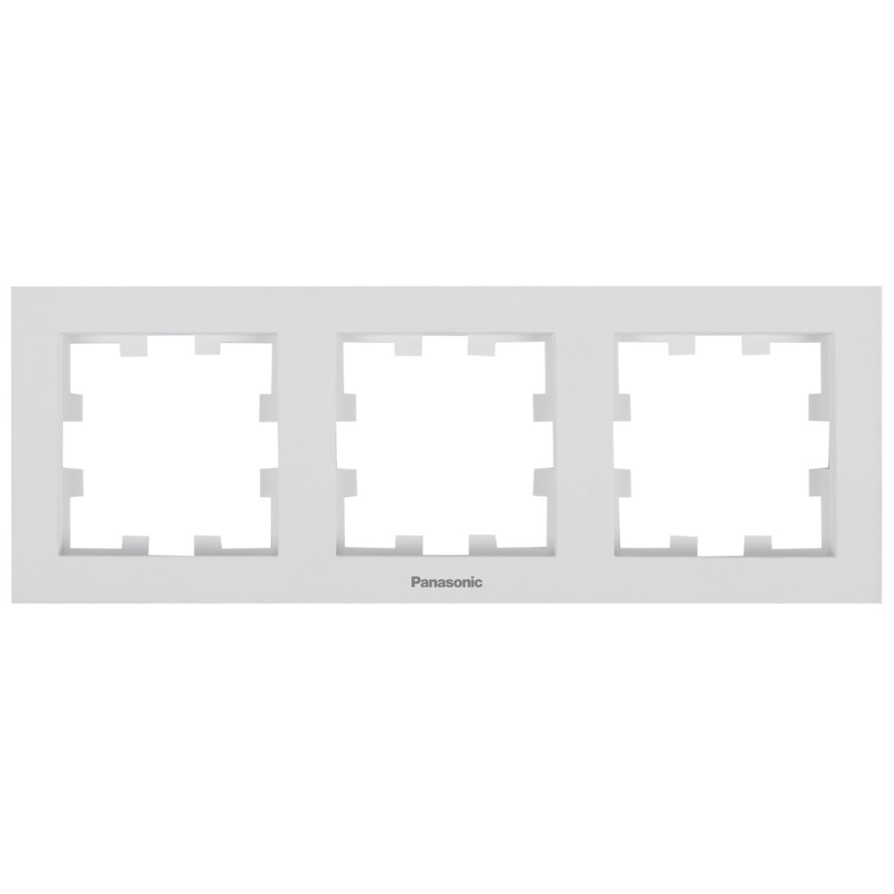 Rama tripla orizontala, IP20, Seashell, Panasonic Karre Plus 55 Soft Touch