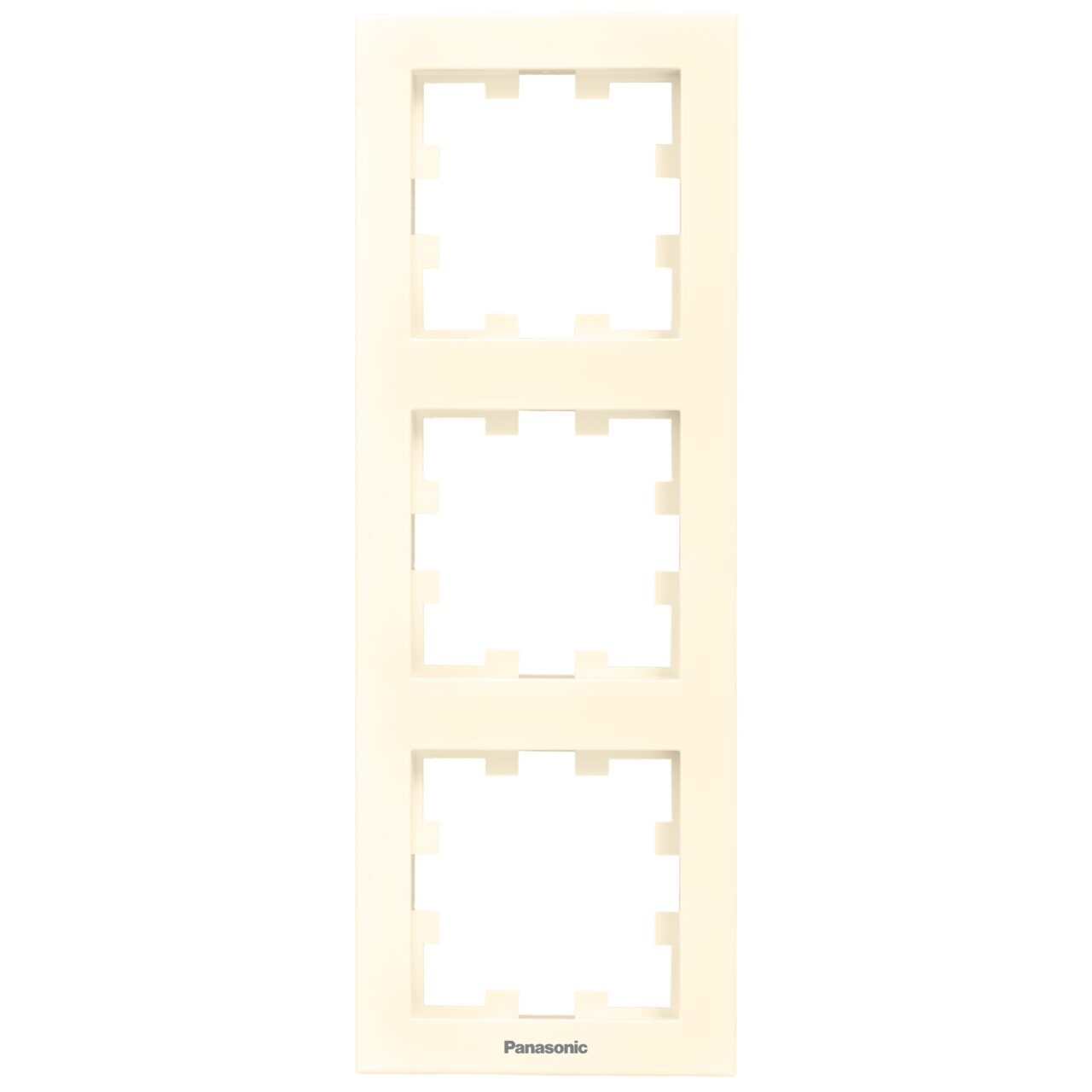 Rama tripla verticala, IP20, Bej, Panasonic Karre Plus 55