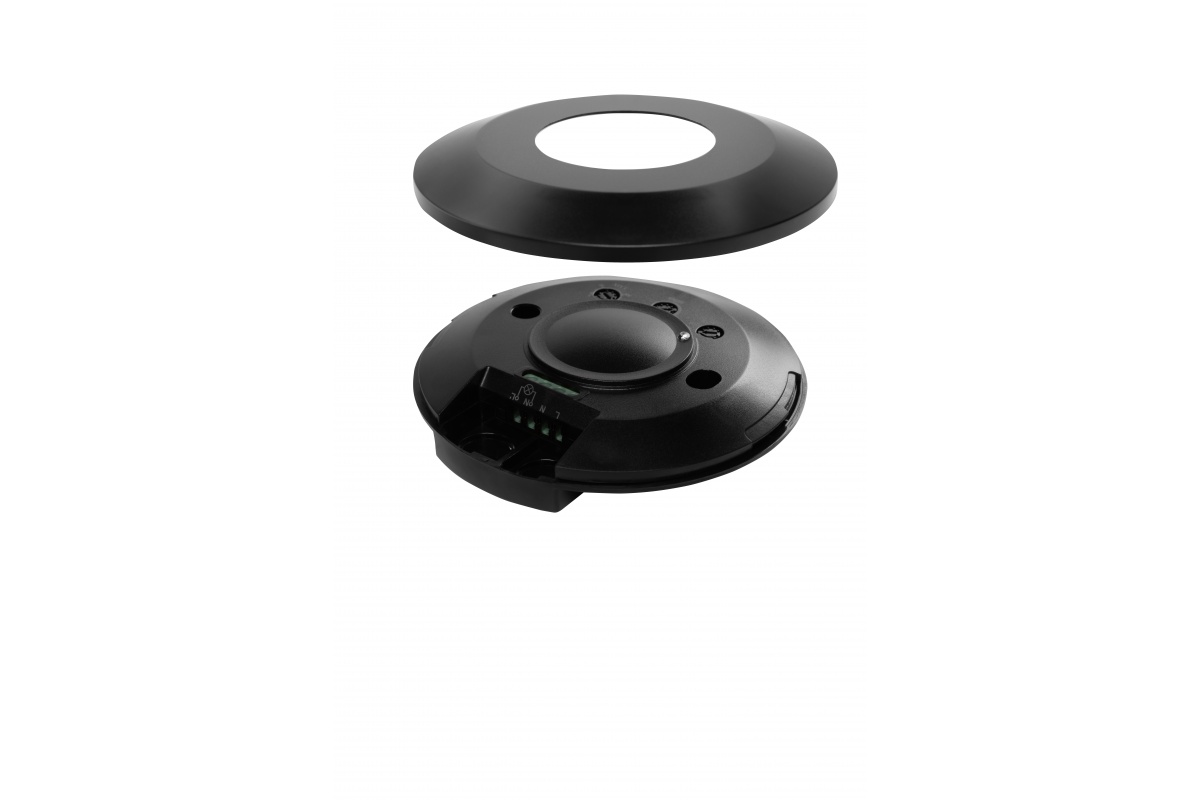 Senzor de miscare cu microunde CM-3 MINI, 2000W, 360°, 1–8 m, IP20, negru, GTV - imagine 4