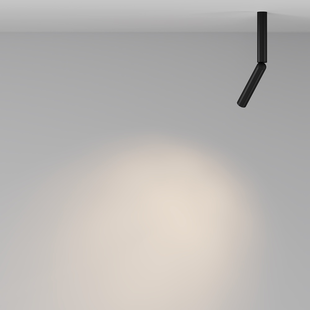 Spot aplicat Focus T, 6W, lumina calda (3000K), negru, Maytoni - imagine 5