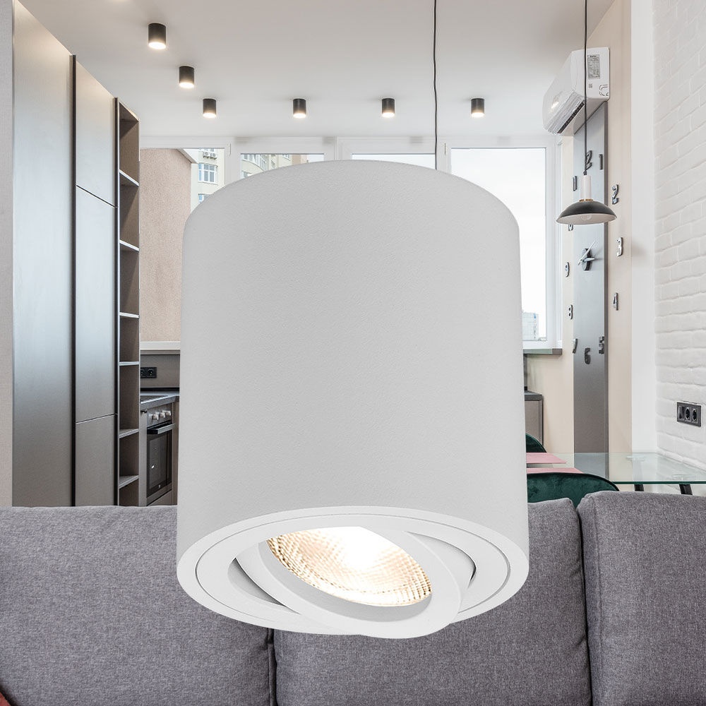 Spot aplicat GU10 Gama, aluminiu, alb, IP20, Braytron - imagine 2