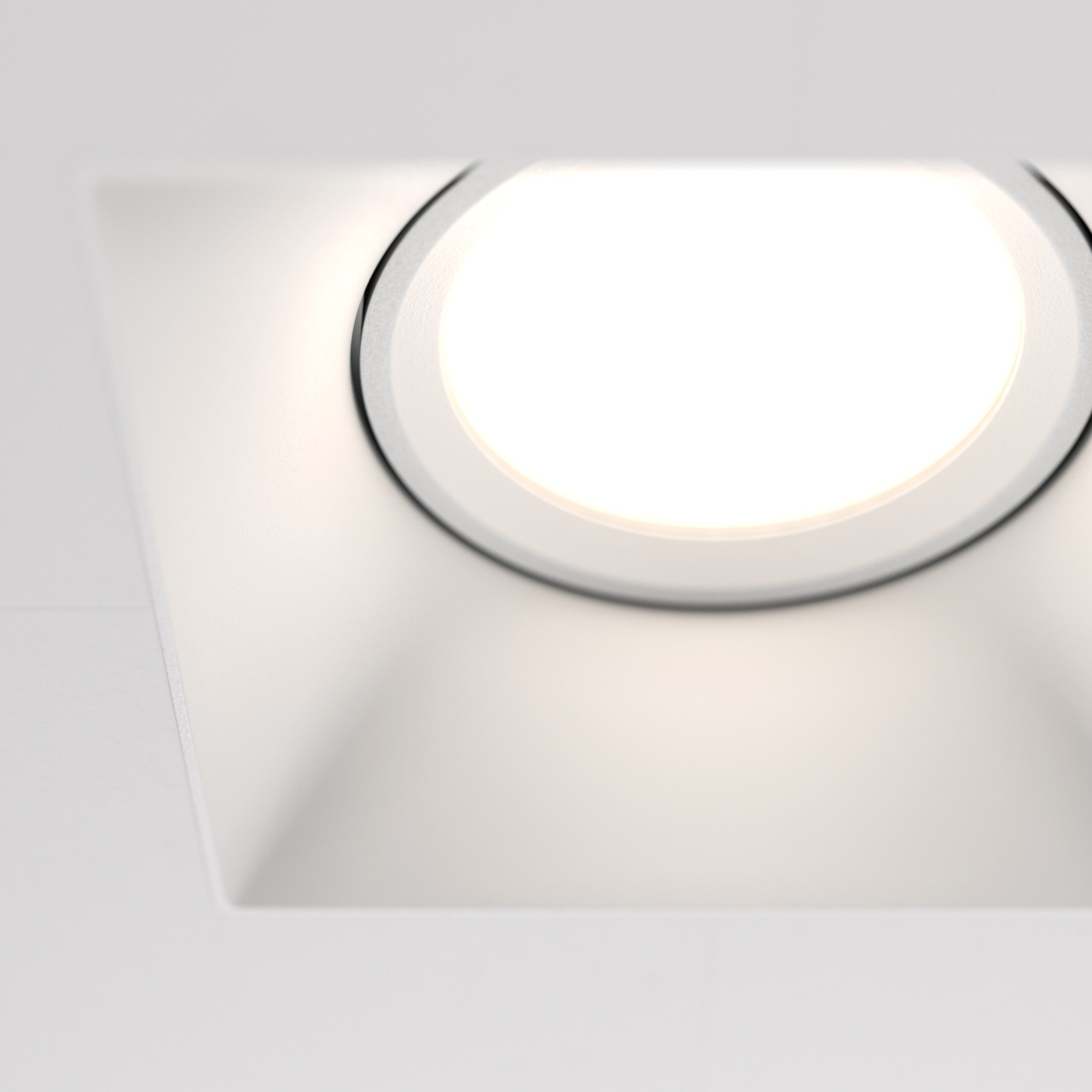 Spot Dot DL042-01-SQ-W, incastrat, 1xGU10, IP20, alb, Maytoni - 1 | YEO