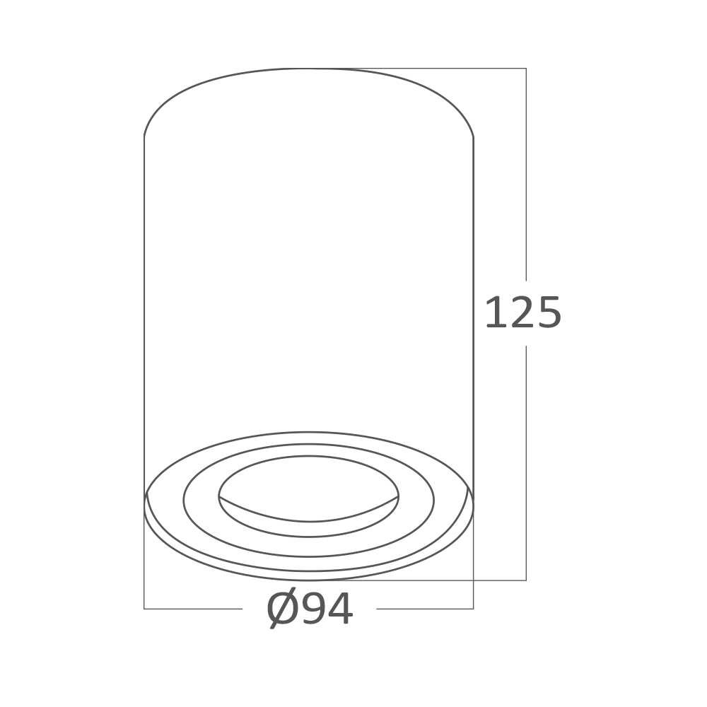 Spot Gama BH04-00200, orientabil, 1xGU10, alb, IP20, Braytron