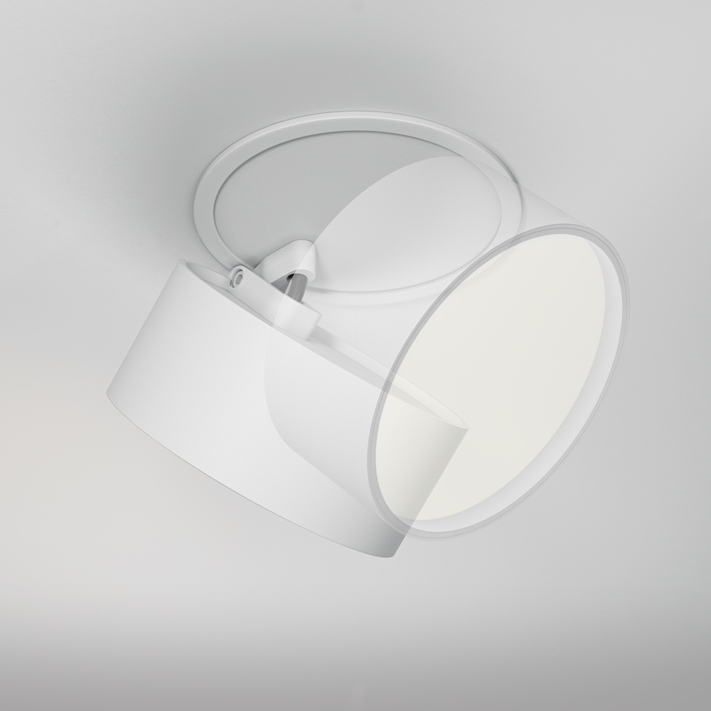 Spot incastrat Onda, 12W, lumina calda/neutra, dimabil, alb, Maytoni - imagine 4