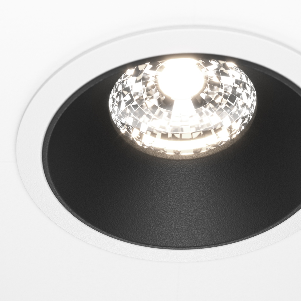 Spot LED 15W Incastrat, Dimabil, Maytoni, 1150lm, Lumina Neutra (4000K), Alb+Negru - 1 | YEO