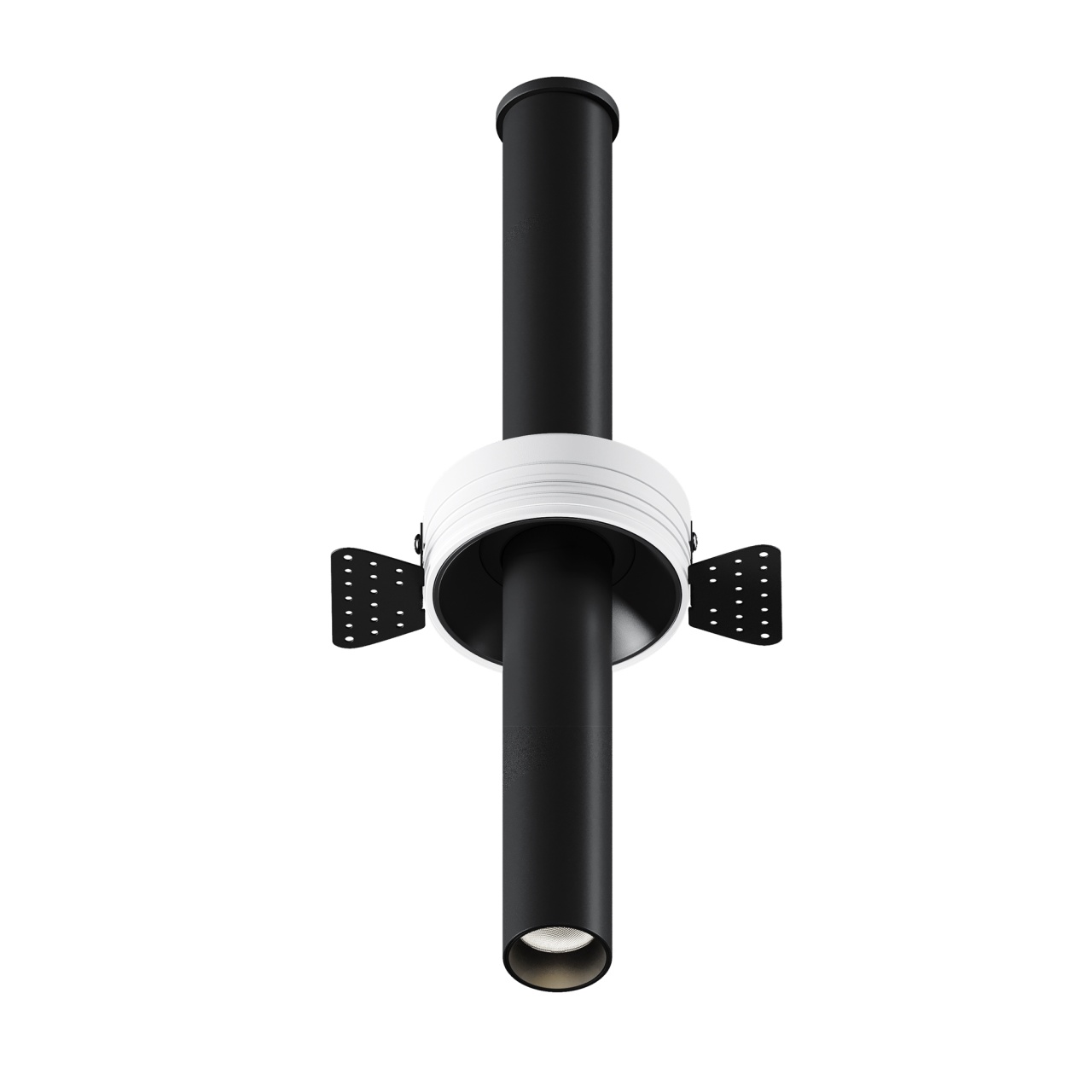 Spot LED 7W Incastrat, Maytoni C140TRS-L300-7W3K-B, 460lm, Lumina Calda (3000K), Negru