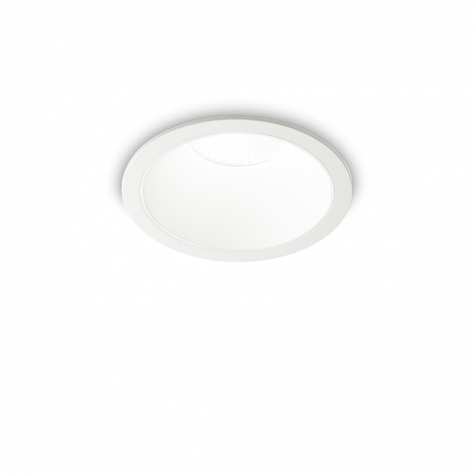 Spot LED Game 267975, rotund, incastrat, 11W, 1080lm, lumina neutra, IP20, alb, Ideal Lux