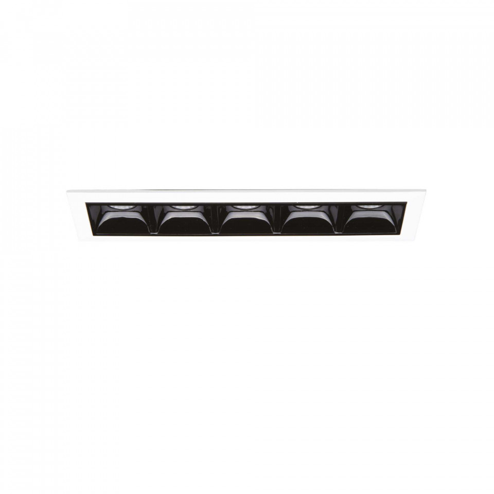 Spot LED Lika Trim 206219, incastrat, 12.5W, 1100lm, lumina calda, IP20, alb, Ideal Lux