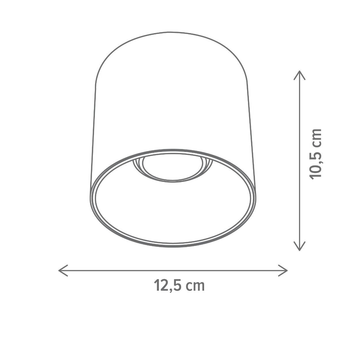 Spot LED Nyx LW, 20W, temperatura de culoare ajustabila(3000-5000 K), alb, Klausen