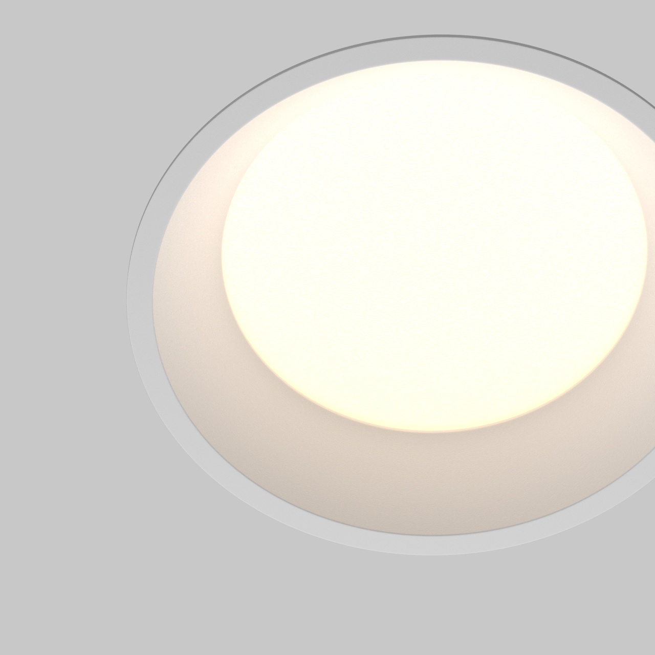 Spot LED Okno DL055-12W3-4-6K-W, incastrat, 12W, 900lm, lumina calda+neutra+rece, IP44, alb, Maytoni - 1 | YEO