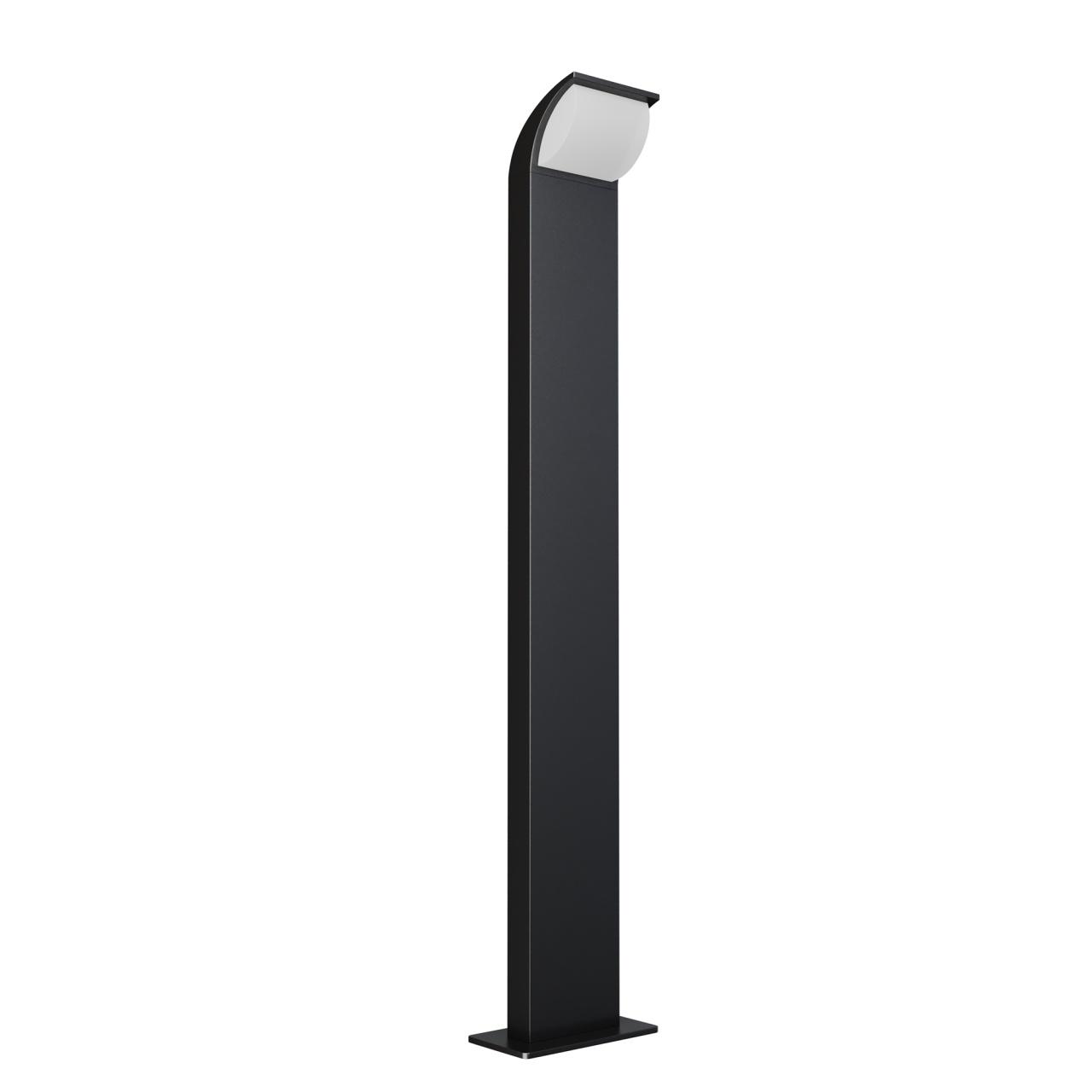 Stalp exterior LED Stock Maytoni O446FL-L7GF3K, 7W, 450lm, 3000K, IP65, grafit