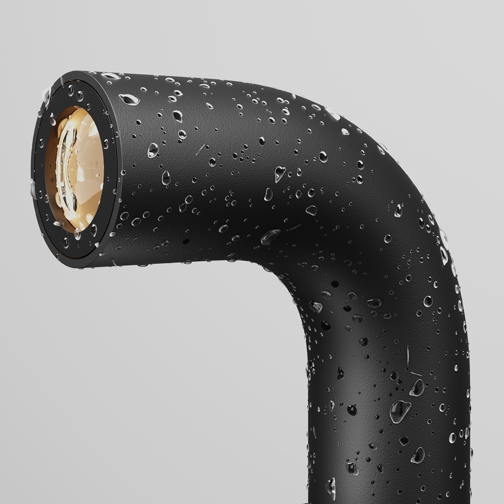 Stalp exterior Sleek, 2W, lumina calda (3000K), IP65, grafit, Maytoni - imagine 4