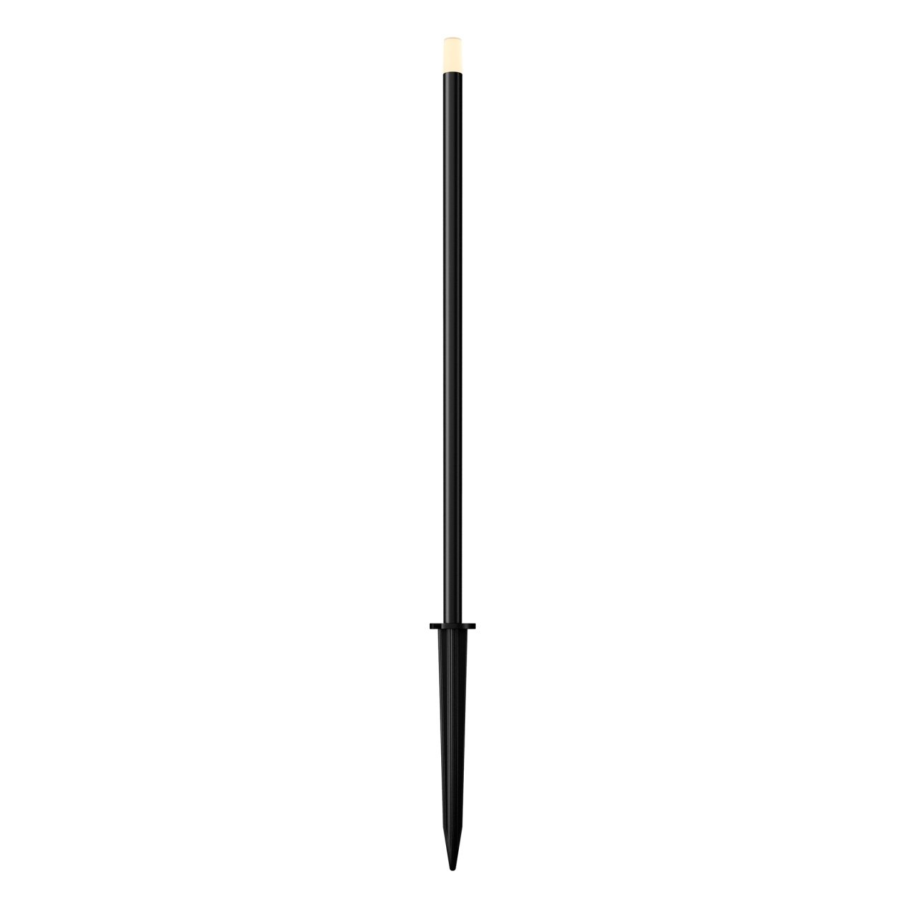 Stalp pentru exterior LED Spear O441FL-L1GF3K, 1W, 50lm, lumina calda, IP65, grafit, Maytoni