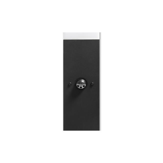 Stalp pentru exterior, negru, alb, 1 bec, dulie E27, IP44, Masterled - 1 | YEO