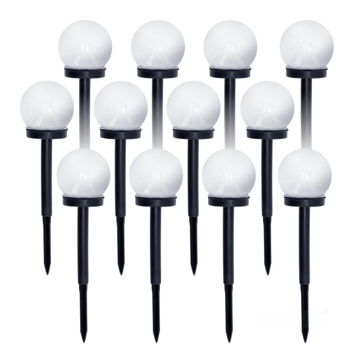 Stalp solar LED SPHERE G2, lumina neutra (4000 K), IP44, Kobi - imagine 4