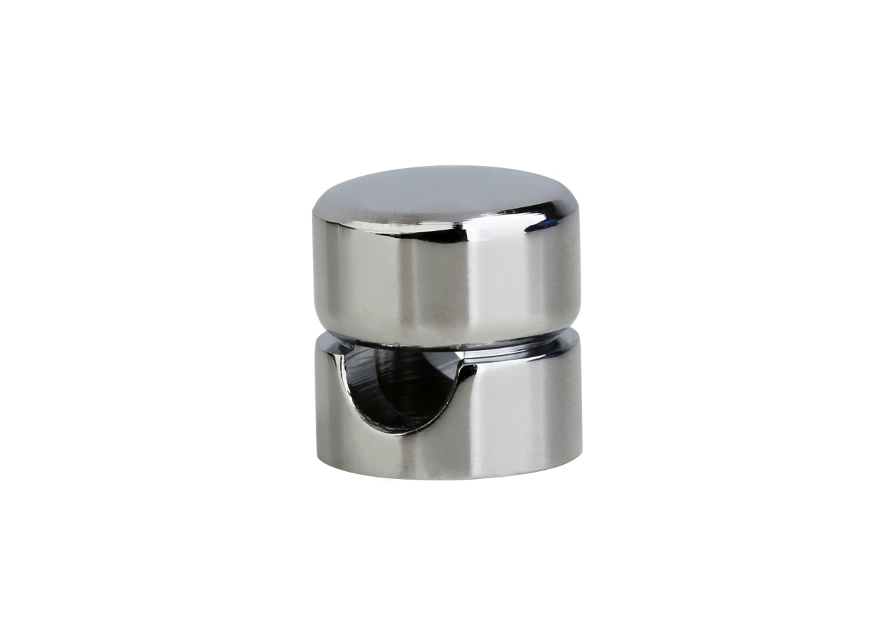 Suport cablu textil, 2x0.75 mm, metal, crom