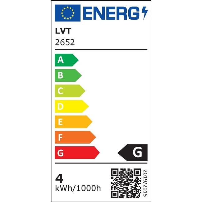 Veioza LED Helio 2652-LVT, dimabil, cu intrerupator, 3.5W, 100lm, lumina neutra, neagra, IP20, Masterled