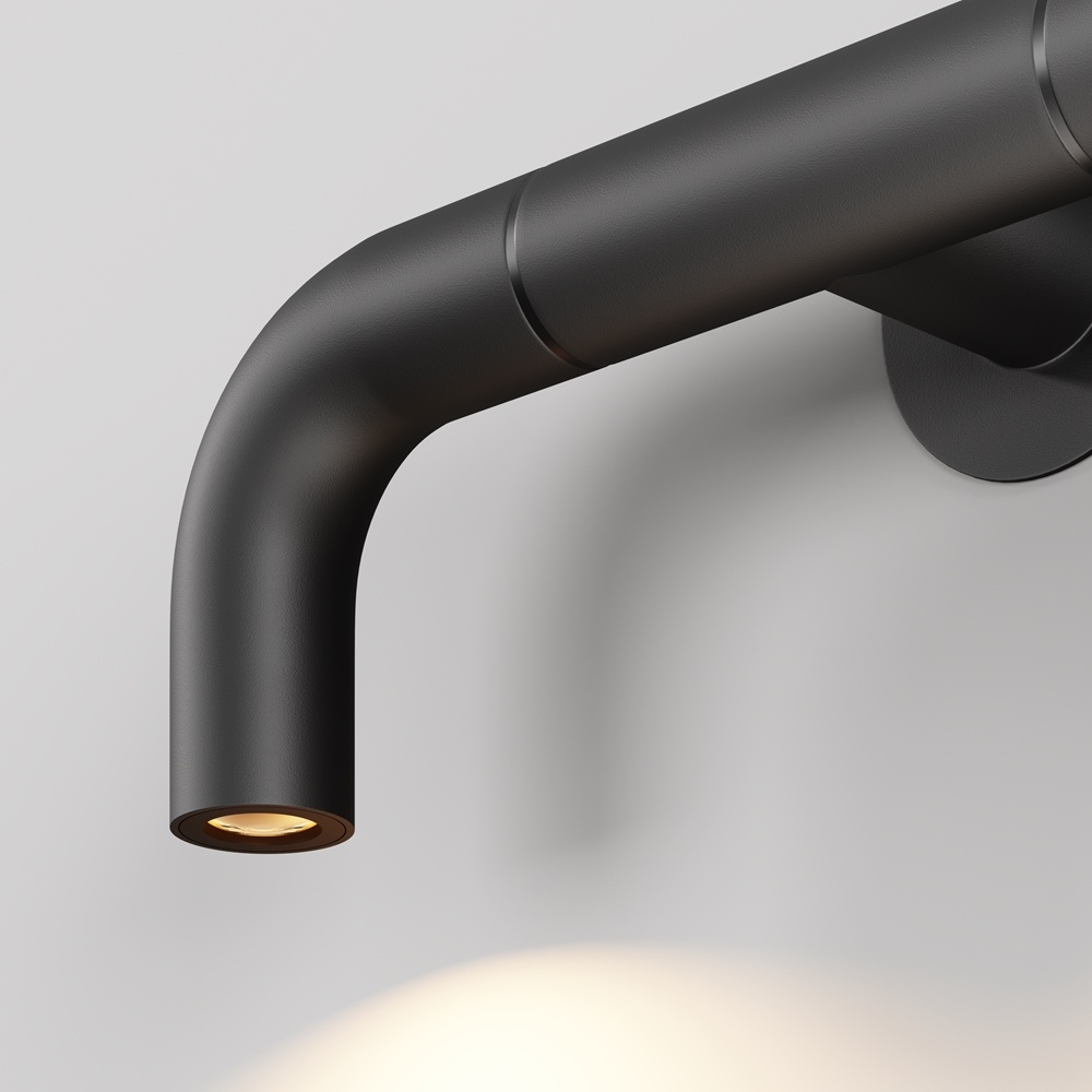 Aplica exterior Sleek, 4W, lumina calda (3000K), IP65, grafit, Maytoni - imagine 2