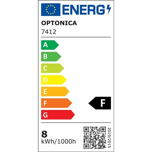 Aplica LED 7412-OP, 8W, 680lm, lumina calda, IP65, alba, Optonica - 1 | YEO