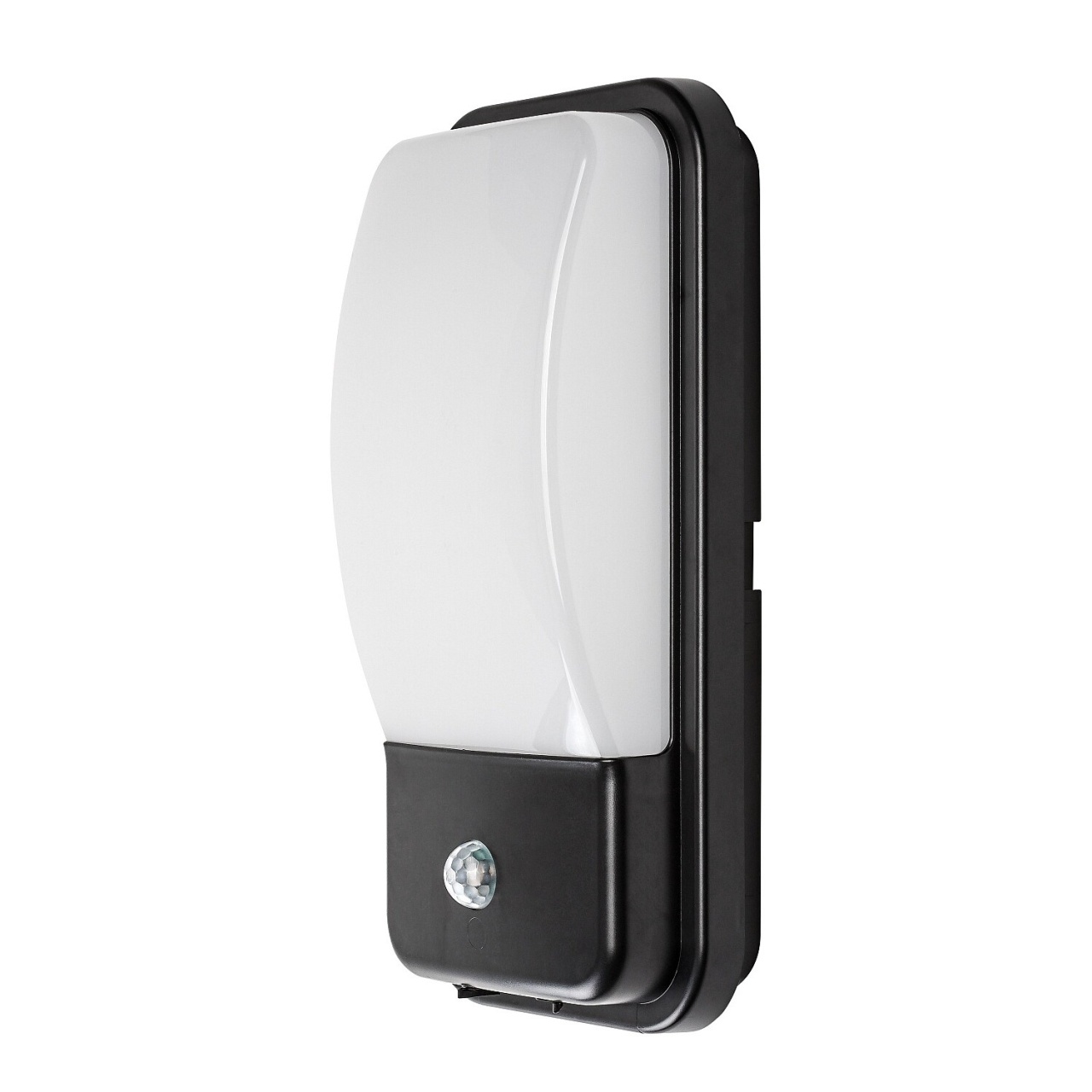 Aplica LED exterior Matzen, 20W, 1860 lm, lumina neutra (4000 K), senzor infrarosu, IP65, neagra, Rabalux