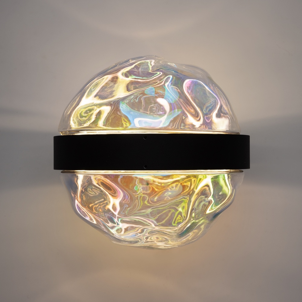 Aplica LED Misterio 6W, lumina calda (2700 K), dimabila, neagra, Maytoni - imagine 3