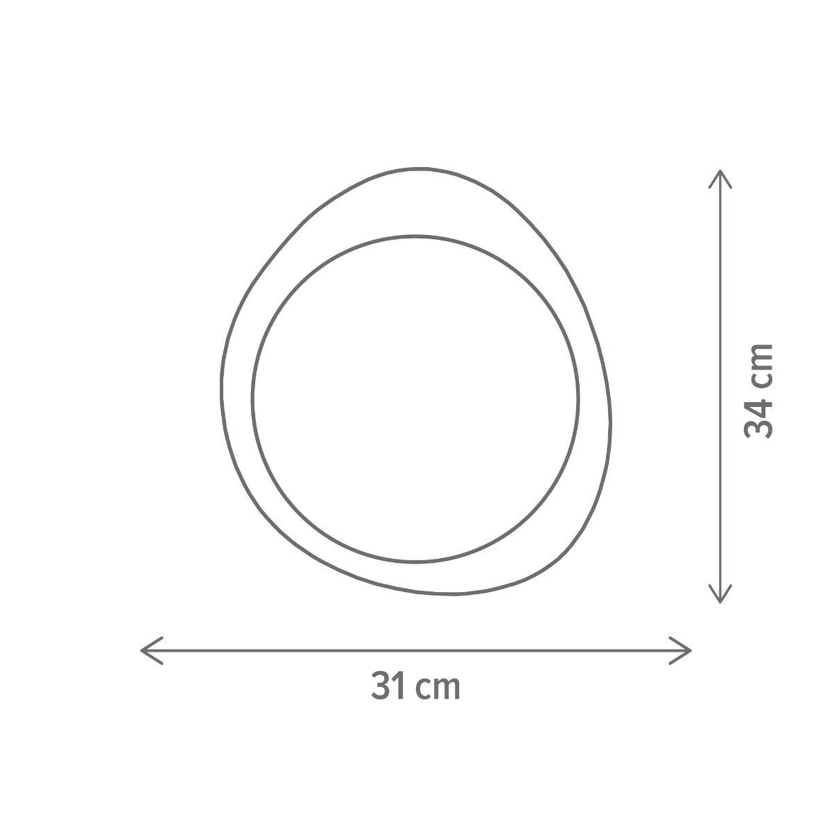 Aplica LED Patchy, 12W, lumina neutra(4000 K), alba, Klausen