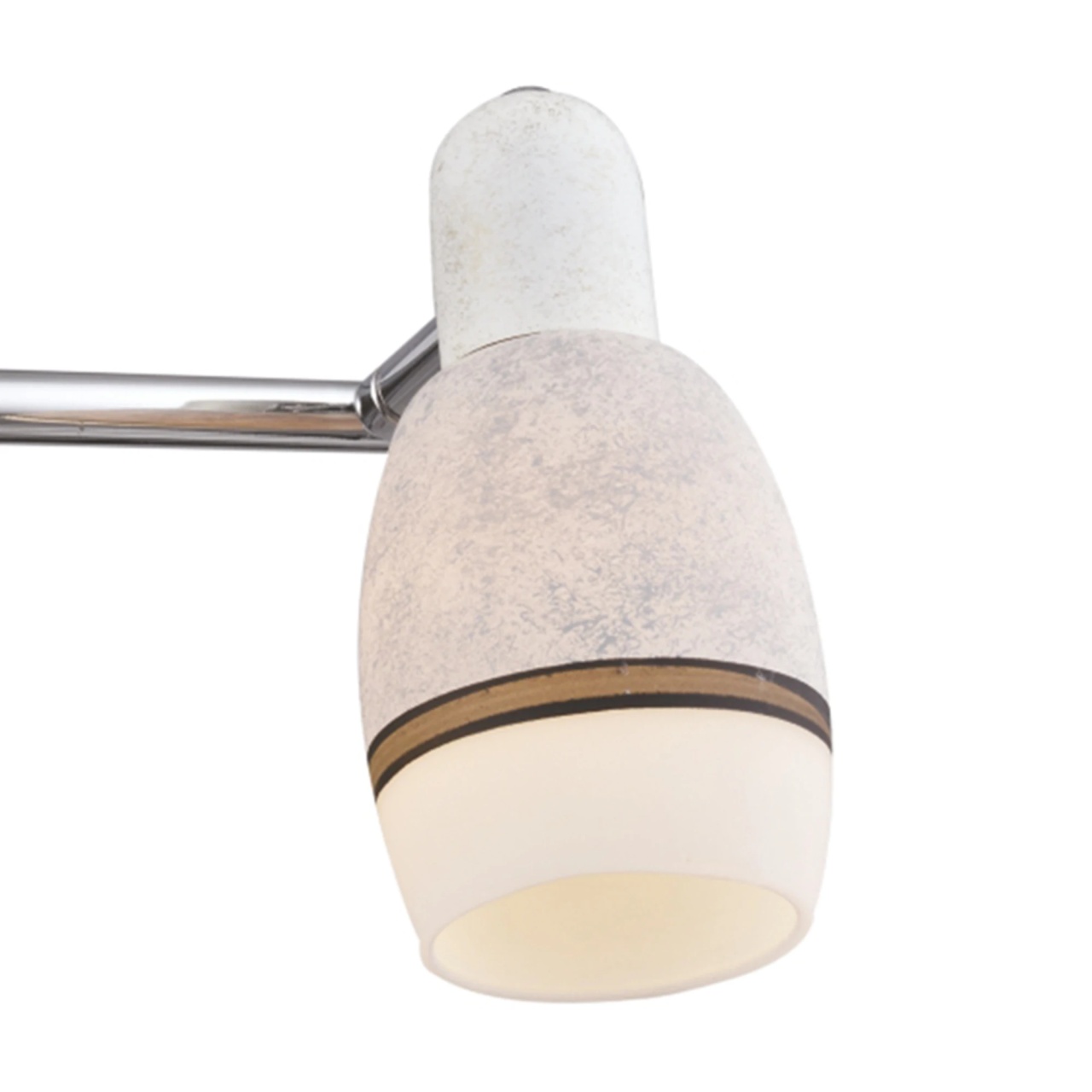 Aplica Marmo LY-1044, 2xE14, alb marmorat, design modern, IP20 - imagine 3