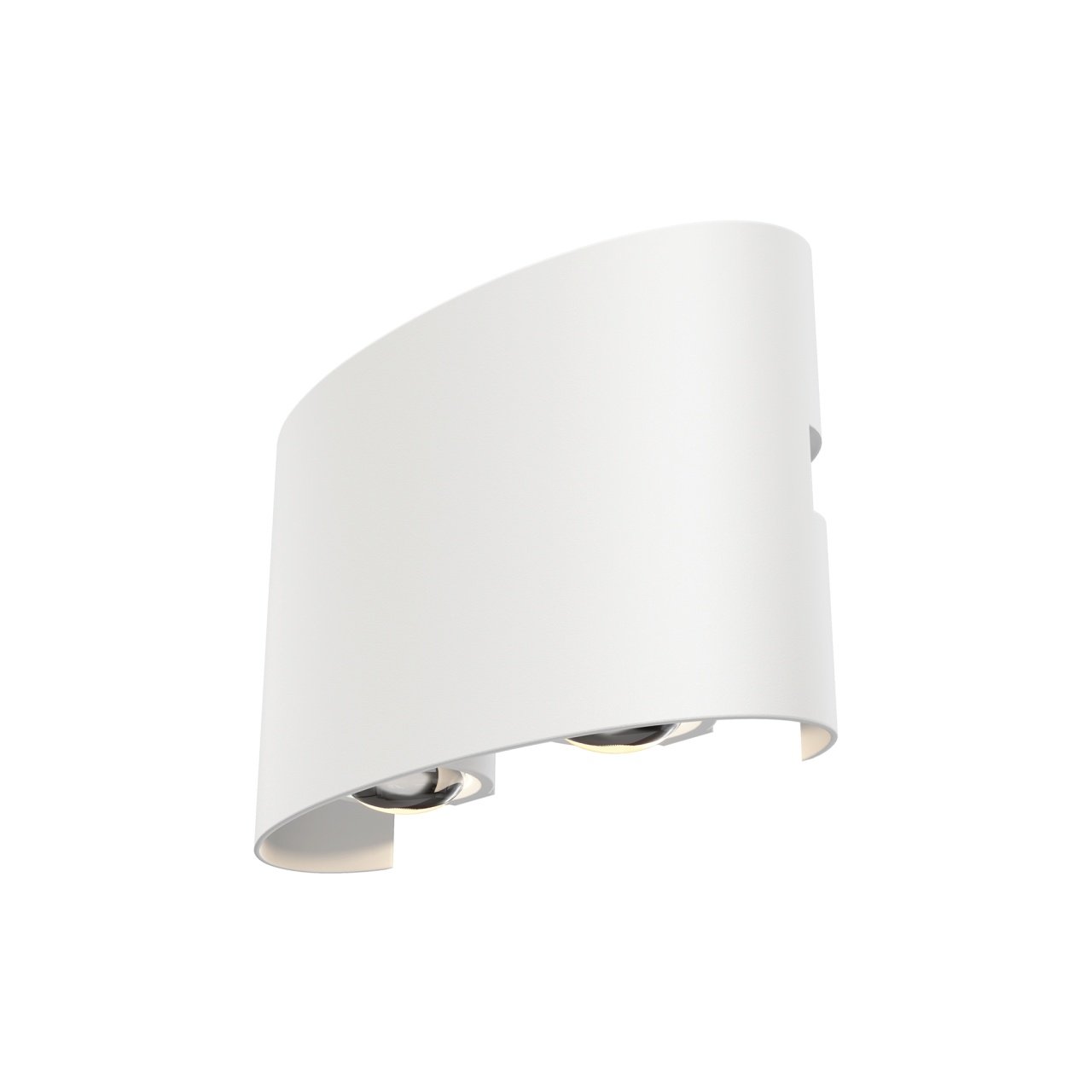 Aplica pentru exterior LED Strato O417WL-L4W3K, 4W, 400lm, lumina calda, IP54, alba, Maytoni