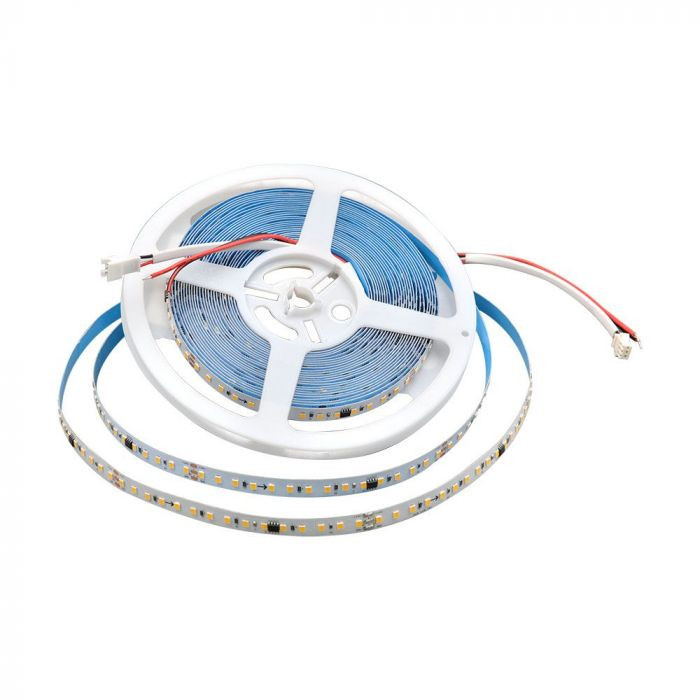 Banda led SMD 2835 running water, lumina neutra (4000K), 10W/m, 800lm/m, 120 leduri/m, 24V, IP20, rola 10 metri, V-TAC