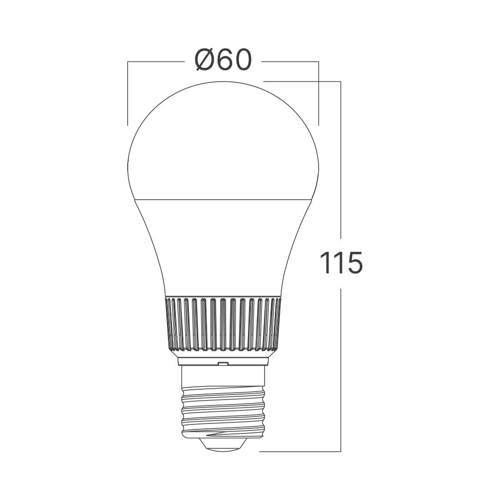 Bec LED A60 E27, 8.5W(65W), 880lm, lumina calda/neutra/rece, IP20, Braytron - 2 | YEO