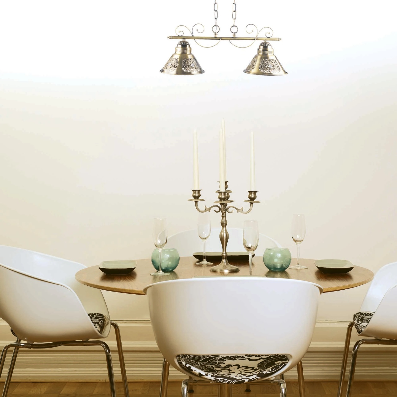 Candelabru Misty LY-3294, 2xE27, bronz, stil clasic, IP20 - imagine 8